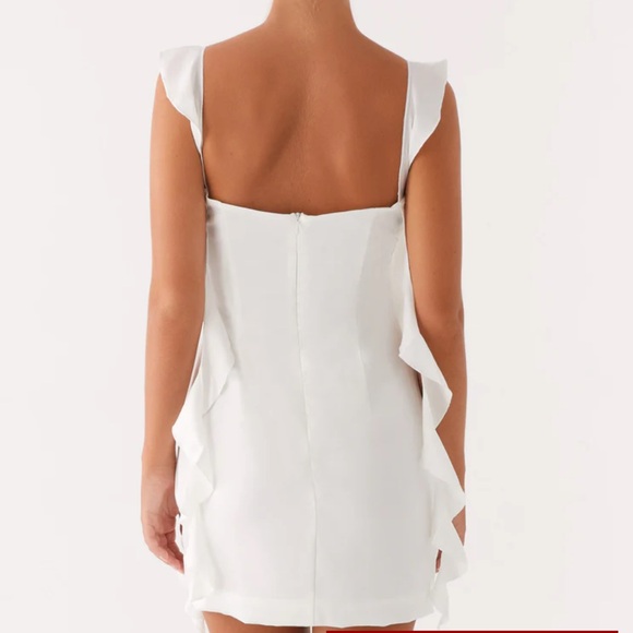 Peppermayo White Satin Mini Dress - Picture 2 of 5